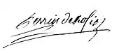 signature de Jean-François Perrin de Rosier