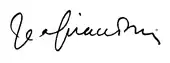 signature de Jean Giraudoux