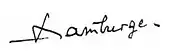 signature de Jean Hamburger