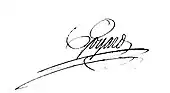 signature de Jean-Joseph Goyard