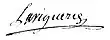 Signature de Jean Laviguerie