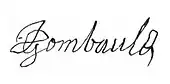 signature de Jean Ogier de Gombauld