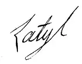 signature de Jean Paul Marie Anne Latyl