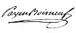 Signature de Jean Payen de Boisneuf