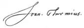 Signature de Jean Sturm