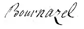 signature de Jean II de Buisson de Bournazel