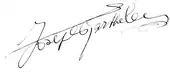 signature de Joseph Barthélemy