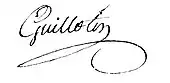 signature de Joseph-Ignace Guillotin