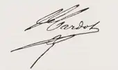 signature de Jules Cardot
