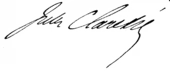 signature de Jules Claretie