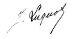Signature de Justin Luquot