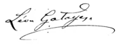 signature de Léon Gatayes