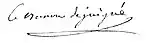 Signature de Léon Marguerite Le Clerc