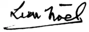 Signature de Léon Noël