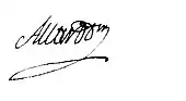 signature de Louis-François Allard
