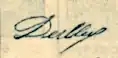 signature de Louis Deibler