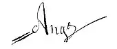 signature de Louis-Hector-Amédée Angot