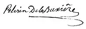 signature de Louis-Jean Pélerin de la Buxière