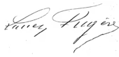 signature de Lucien Fugère