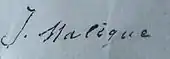 signature de Joseph Malègue