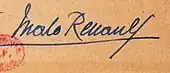 signature de Malo-Renault