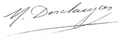 signature de Marie Desclauzas