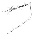 Signature de Maurice Dormann