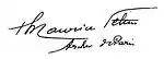 Signature de Maurice Feltin
