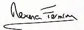signature de Maxence Fermine