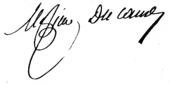 signature de Maxime Du Camp