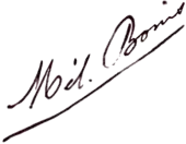 signature de Mel Bonis