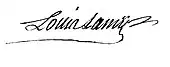 signature de Michel-Louis Lamy