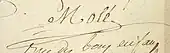 signature de Dalainville