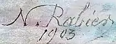 signature de Narcisse Rabier