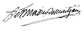 signature de Noël-Joseph Madier de Montjau