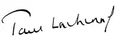 signature de Paul Lachenal