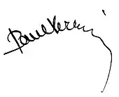 signature de Paul Perrin