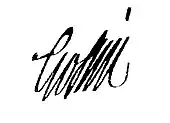 signature de Pierre-François Gossin
