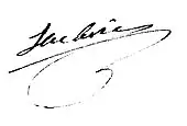 signature de Pierre-Joseph de Lachèze-Murel