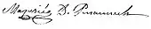 signature de Pierre-Louis Mazurié de Pennanech