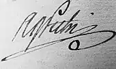 Signature de Pierre Barthélémy de Nogaret