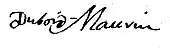 signature de Pierre Dubois-Maurin