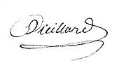 signature de Pierre-Jacques Vieillard