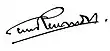 Signature de Pierre Renaudel