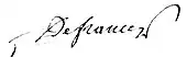 signature de Pierre-Simon de France