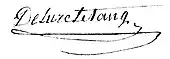 signature de Pierre de Luze-Létang