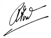signature de Reginald Ford