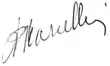 Signature de Raymond Marcellin