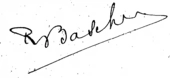 signature de René Baschet