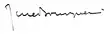 Signature de René Bousquet